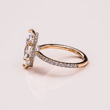 14kt Solid Gold Lab Grown Marquise Solitaire Diamond Rings