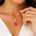 Illussion Set Diamond Pendant with Pear Cut Pink Sapphire - GeumJewels