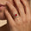 Solitaire Round Ruby Cocktail Diamond Ring - GeumJewels
