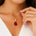 Illussion Set Diamond Pendant with Pear Cut Ruby - GeumJewels