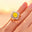 Oval Solitaire Yellow Sapphire Baguette and Round Diamond Cocktail Ring - GeumJewels