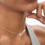 14k Personalized Diamond Name Necklace