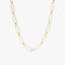 14k Oval Link Chain Necklace - GeumJewels