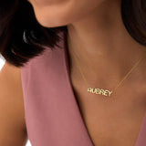 14K Bubble Name Necklace