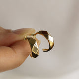 14k Gold Statement Earring - GeumJewels