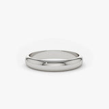 14k 3MM Classic Dome Unisex Wedding Ring - GeumJewels