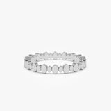 14k Alternating Size Oval Ring - GeumJewels