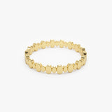 14k Alternating Size Oval Ring - GeumJewels