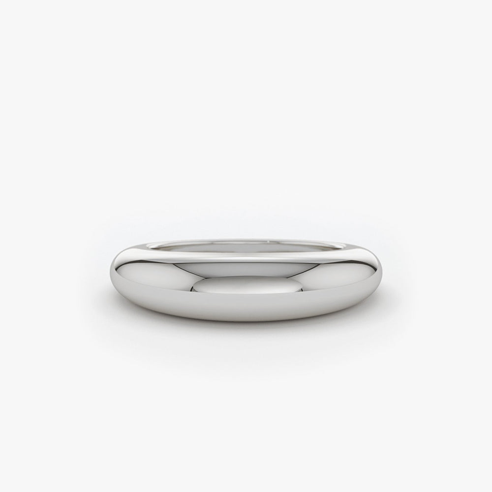 14k Chunky Dome Ring - GeumJewels