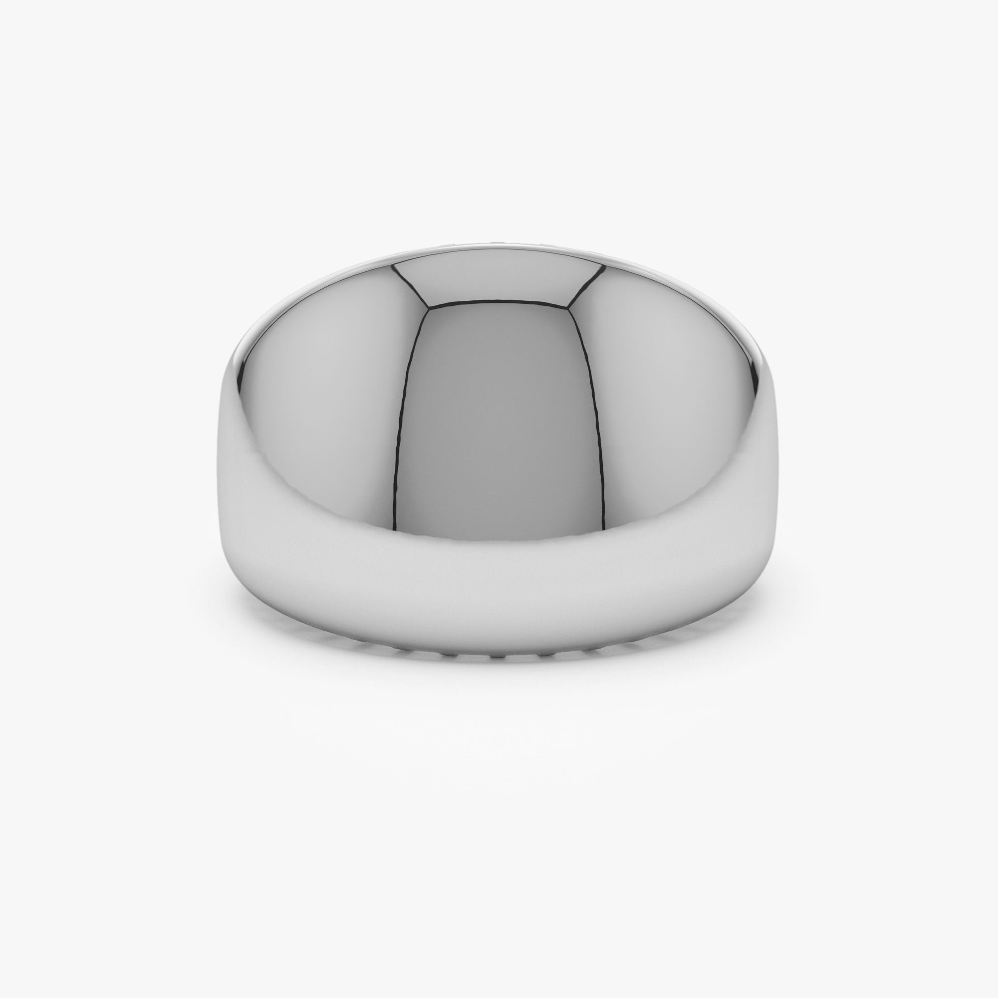 14k Chunky Gold Dome Graduating Statement Ring - GeumJewels