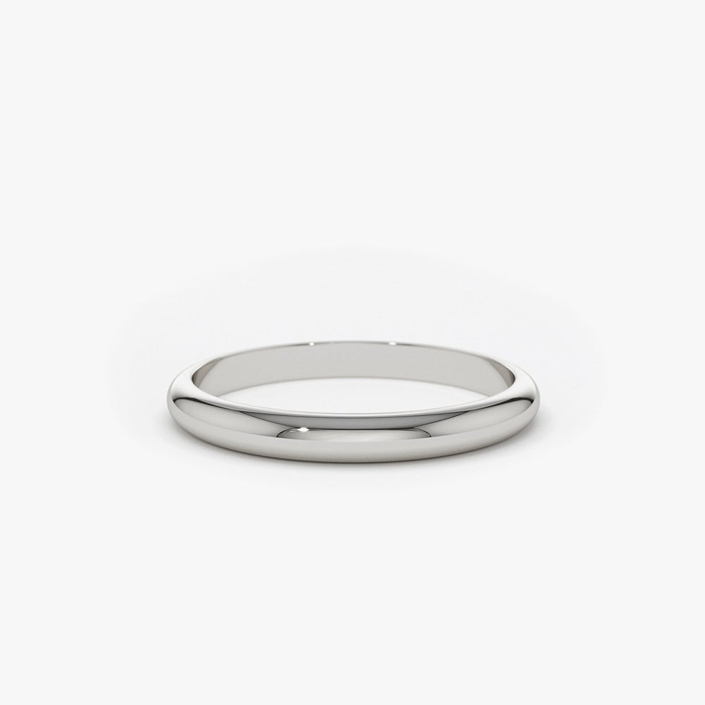 14k Classic Dome 2MM Band - GeumJewels