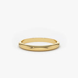 14k Classic Dome 2MM Band - GeumJewels