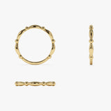 14K Cute Bead Stacking Band - GeumJewels