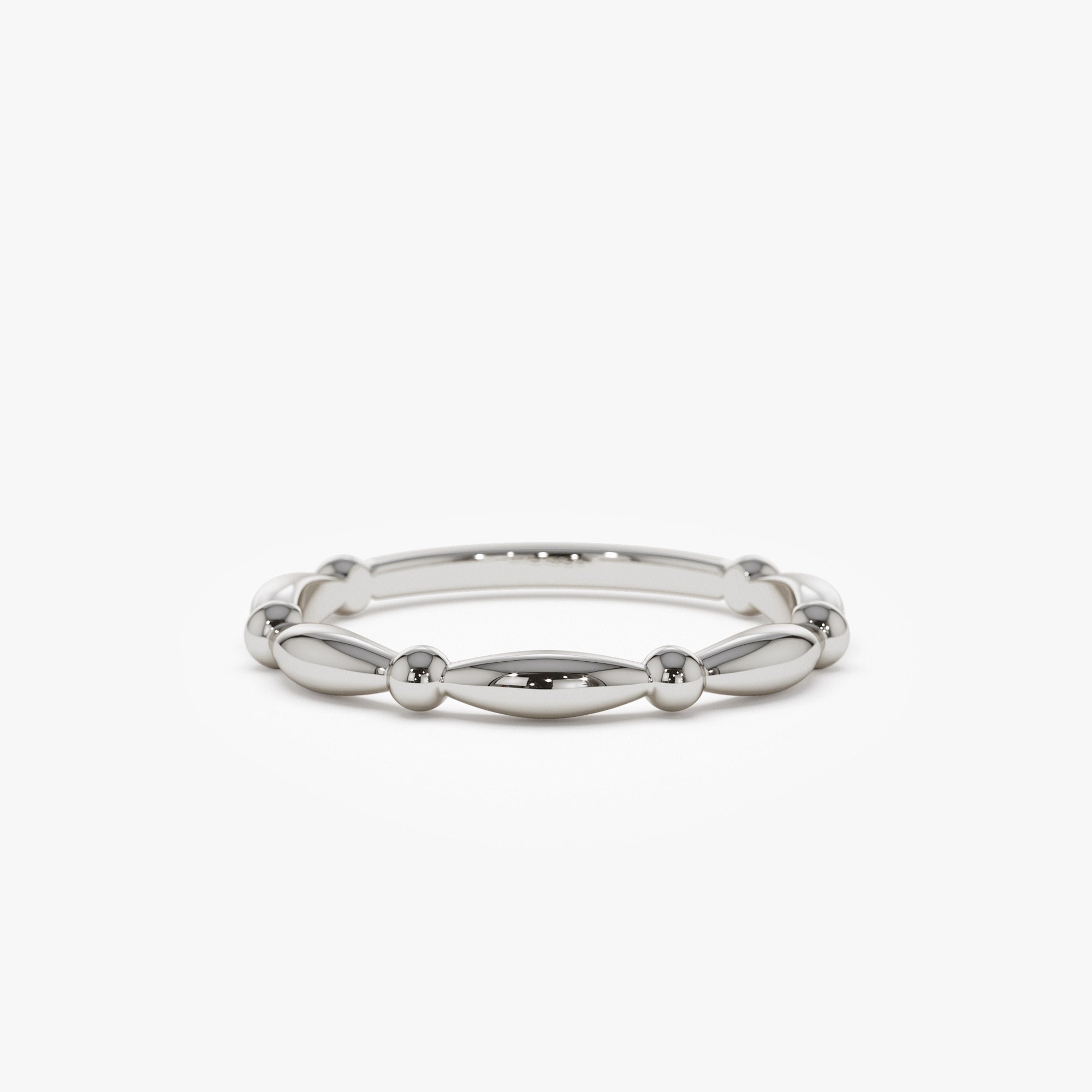 14K Cute Bead Stacking Band - GeumJewels