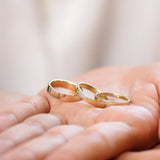 14k Flat 2MM wedding band - GeumJewels