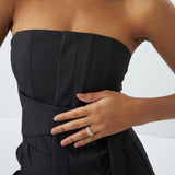 14k Floating Diamond Bubble Band - GeumJewels