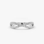 14K Gold Eternity Diamond Wedding Band - GeumJewels