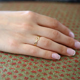 14k Gold Infinity Band - GeumJewels