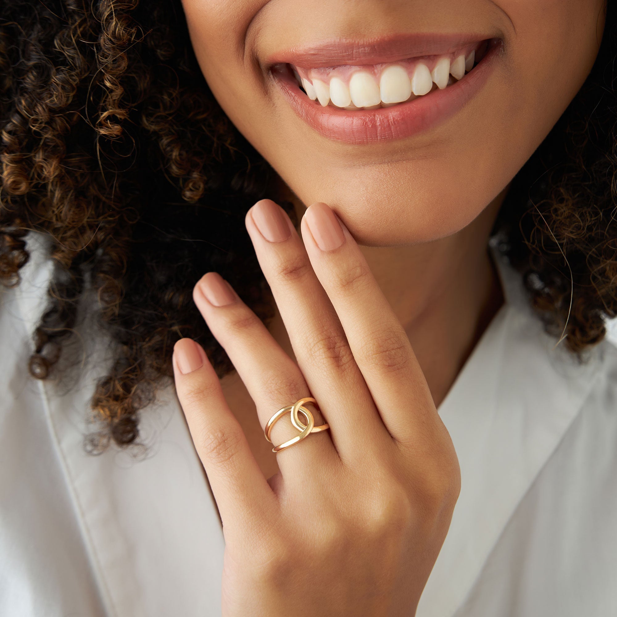 14k Gold Infinity Knot Ring - GeumJewels