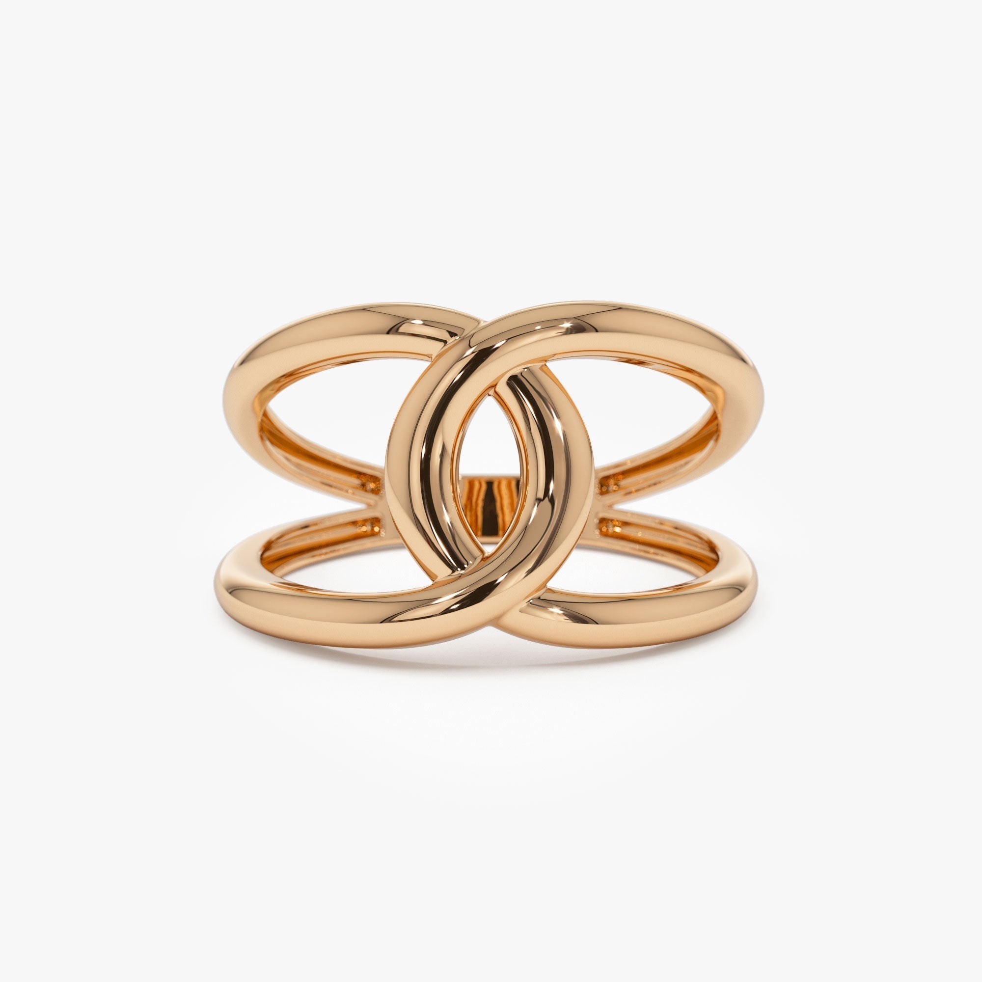 14k Gold Infinity Knot Ring - GeumJewels