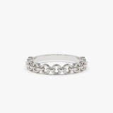 14K Gold Stackable Dainty Ring - GeumJewels