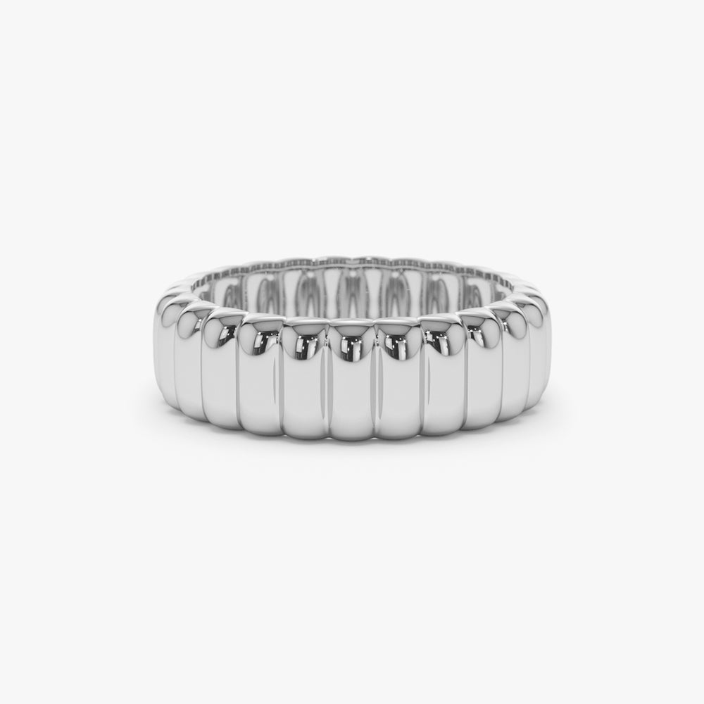 14k Iconic Dome Bold Statement Ring - GeumJewels