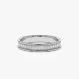 14k Milgran Full Eternity Diamond Ring - GeumJewels