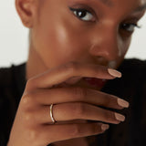 14k Multi Station Diamond Eternity Ring - GeumJewels