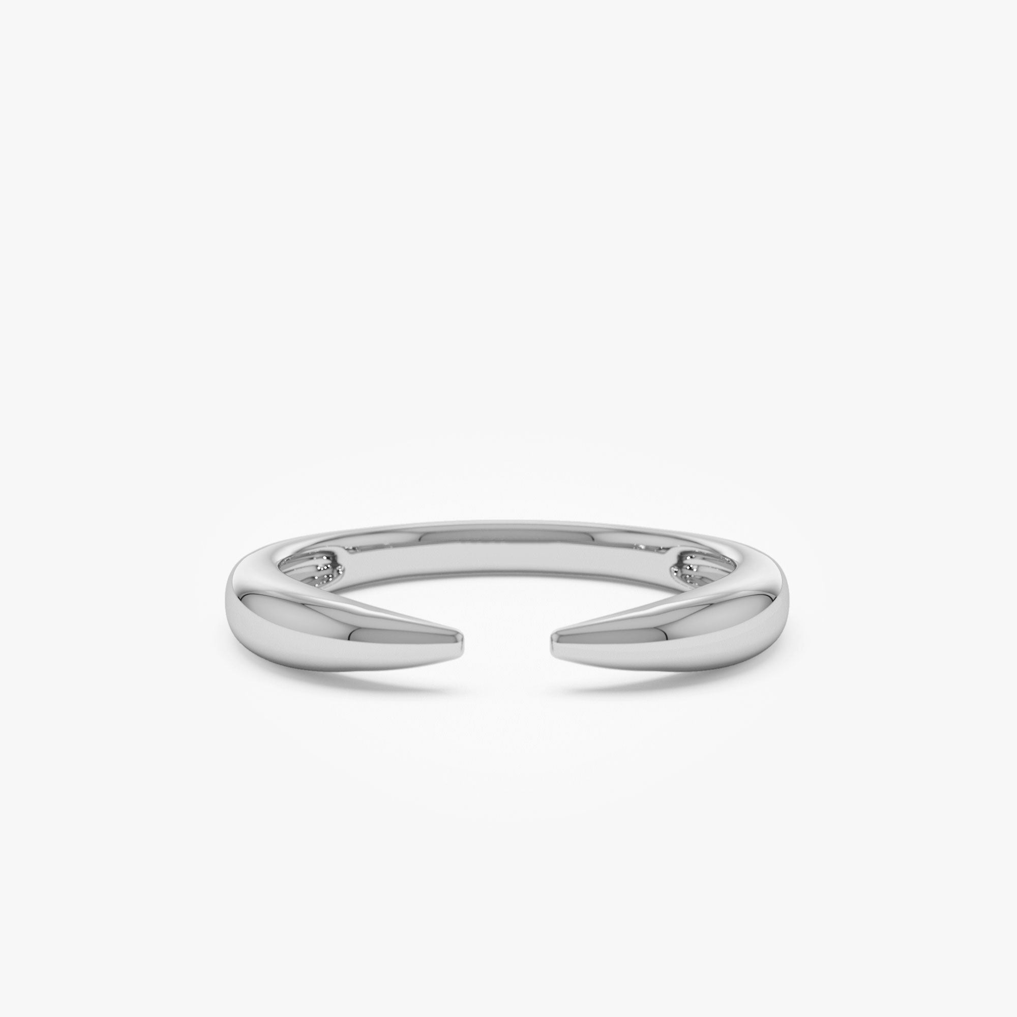 14K Open Claw Cuff Ring For Women - GeumJewels