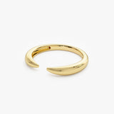 14K Open Claw Cuff Ring For Women - GeumJewels