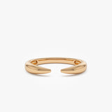 14K Open Claw Cuff Ring For Women - GeumJewels
