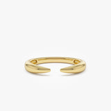 14K Open Claw Cuff Ring For Women - GeumJewels