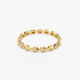 14k Petite Mini Pyramid Ring - GeumJewels