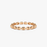 14k Petite Mini Pyramid Ring - GeumJewels