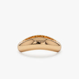 14k Unique Amorphic Shaped Figure Ring - GeumJewels