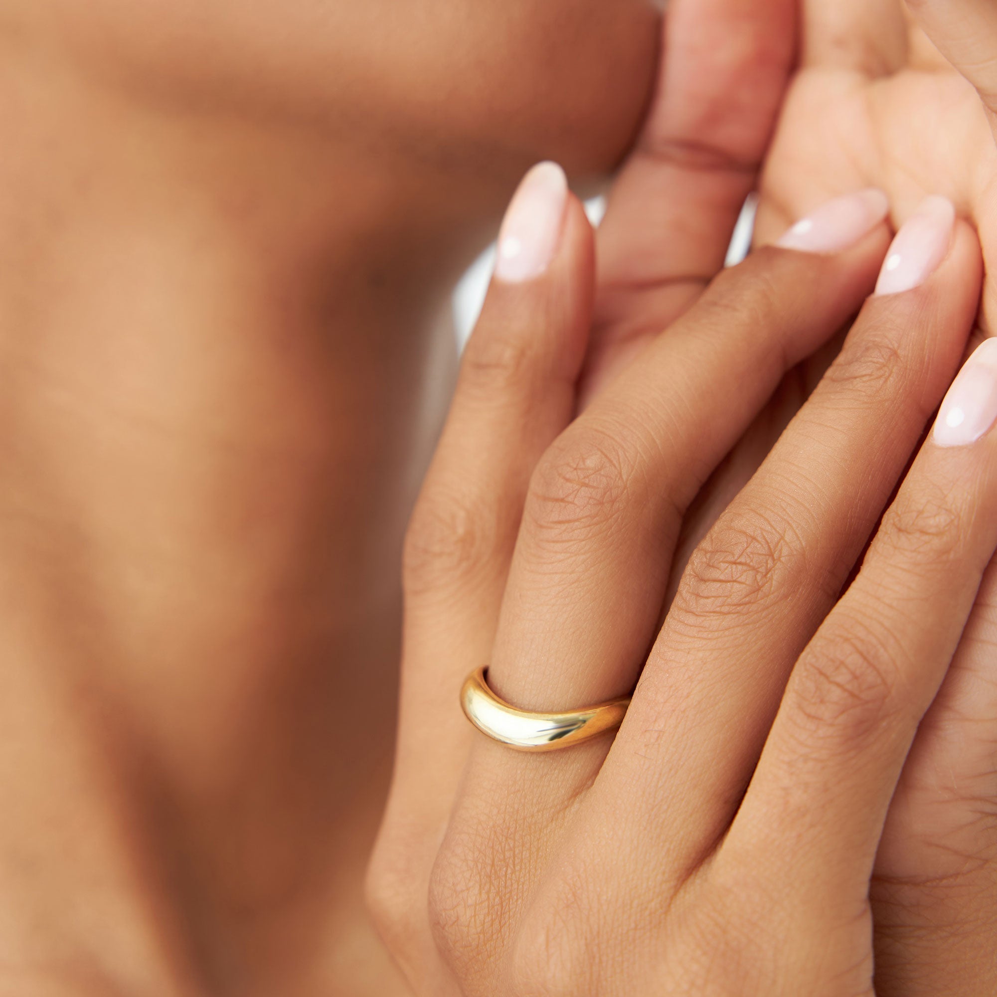 14k Unique Amorphic Shaped Figure Ring - GeumJewels