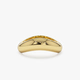 14k Unique Amorphic Shaped Figure Ring - GeumJewels