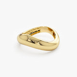 14k Unique Amorphic Shaped Figure Ring - GeumJewels