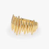 14k Unique Statement Gold Ring - GeumJewels