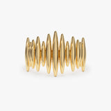 14k Unique Statement Gold Ring - GeumJewels