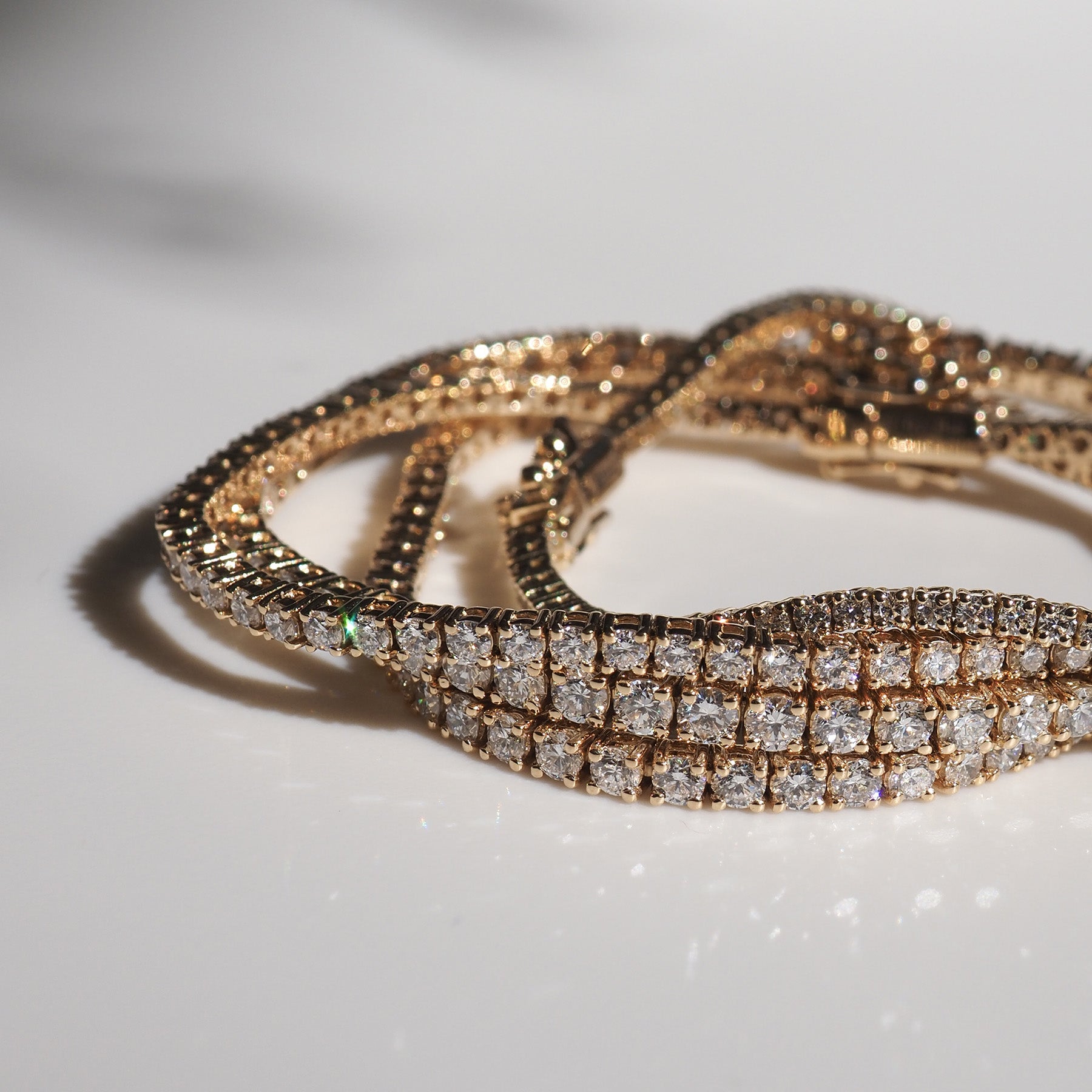 Classic Tennis | Round Lab-Grown Diamond Bracelet - GeumJewels