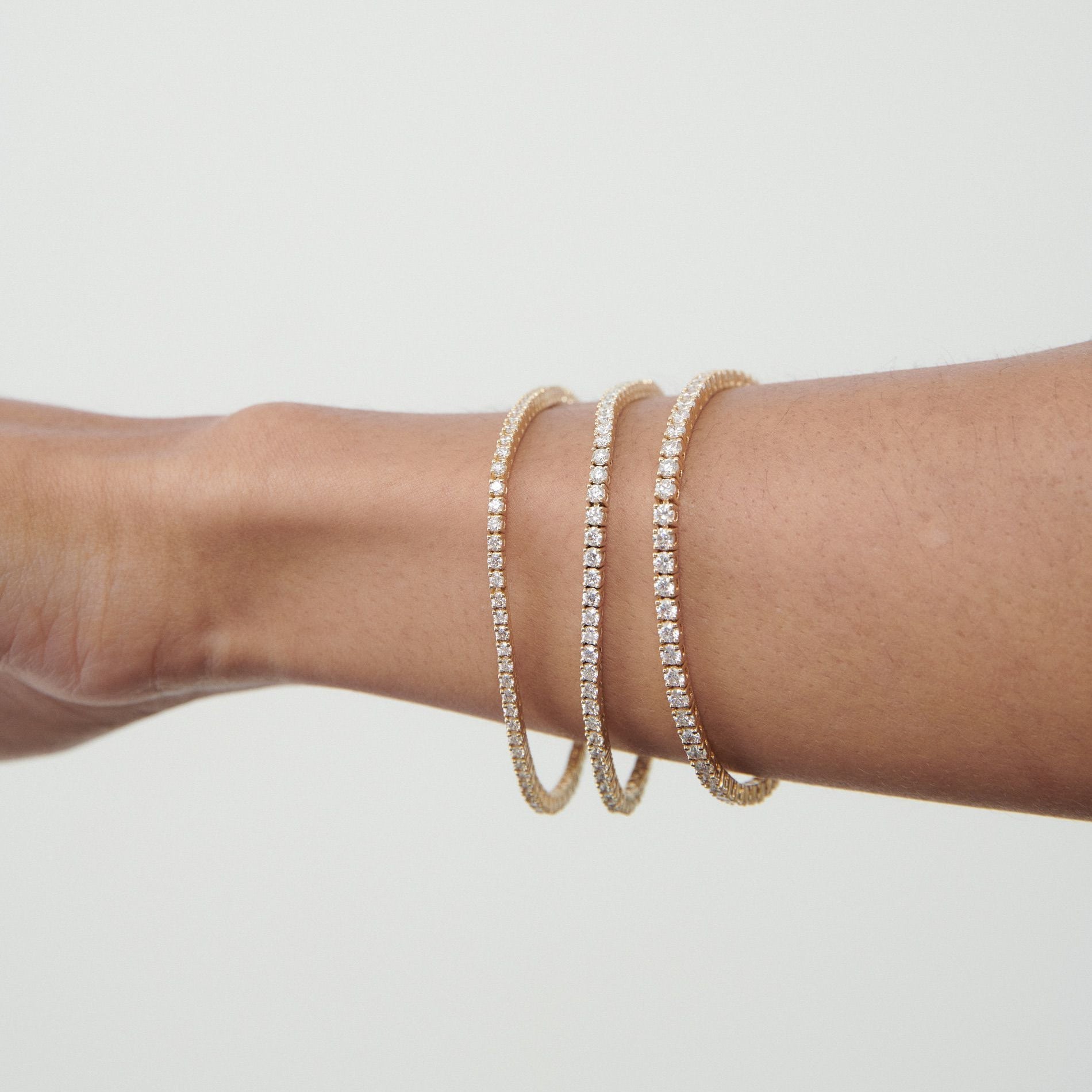 Classic Tennis | Round Lab-Grown Diamond Bracelet - GeumJewels