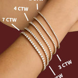 Classic Tennis | Round Lab-Grown Diamond Bracelet - GeumJewels