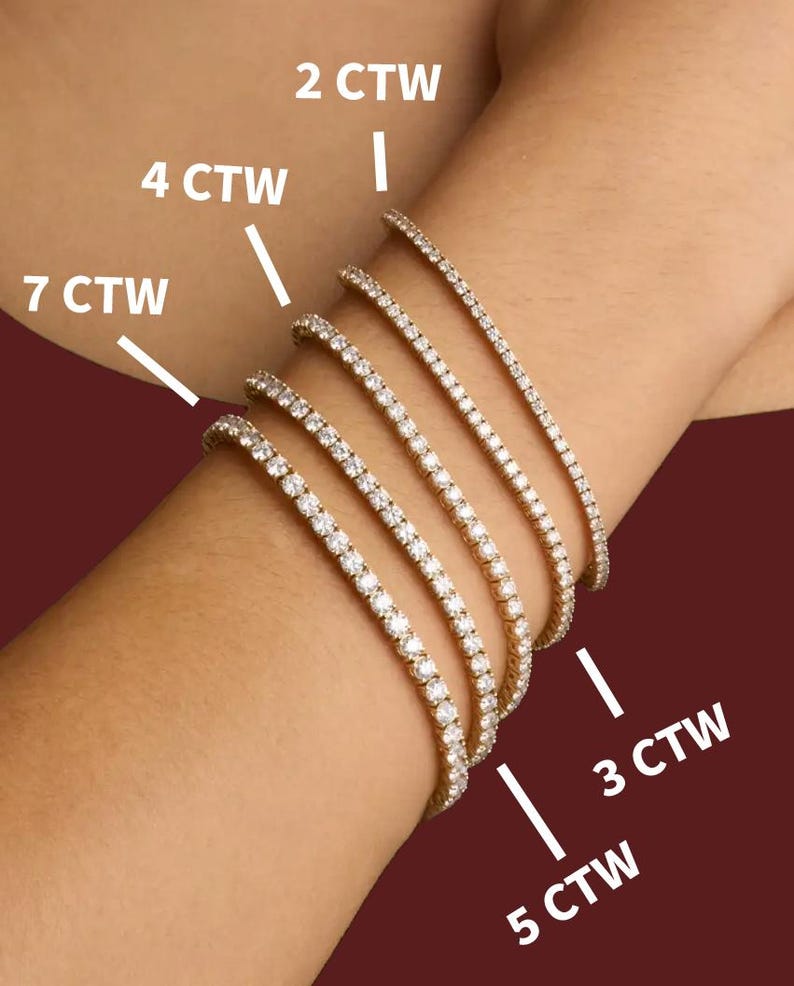 Classic Tennis | Round Lab-Grown Diamond Bracelet - GeumJewels