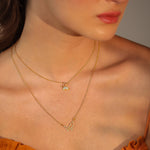 Tangling Butterfly Diamond Necklace - GeumJewels