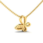 Tangling Butterfly Diamond Necklace - GeumJewels