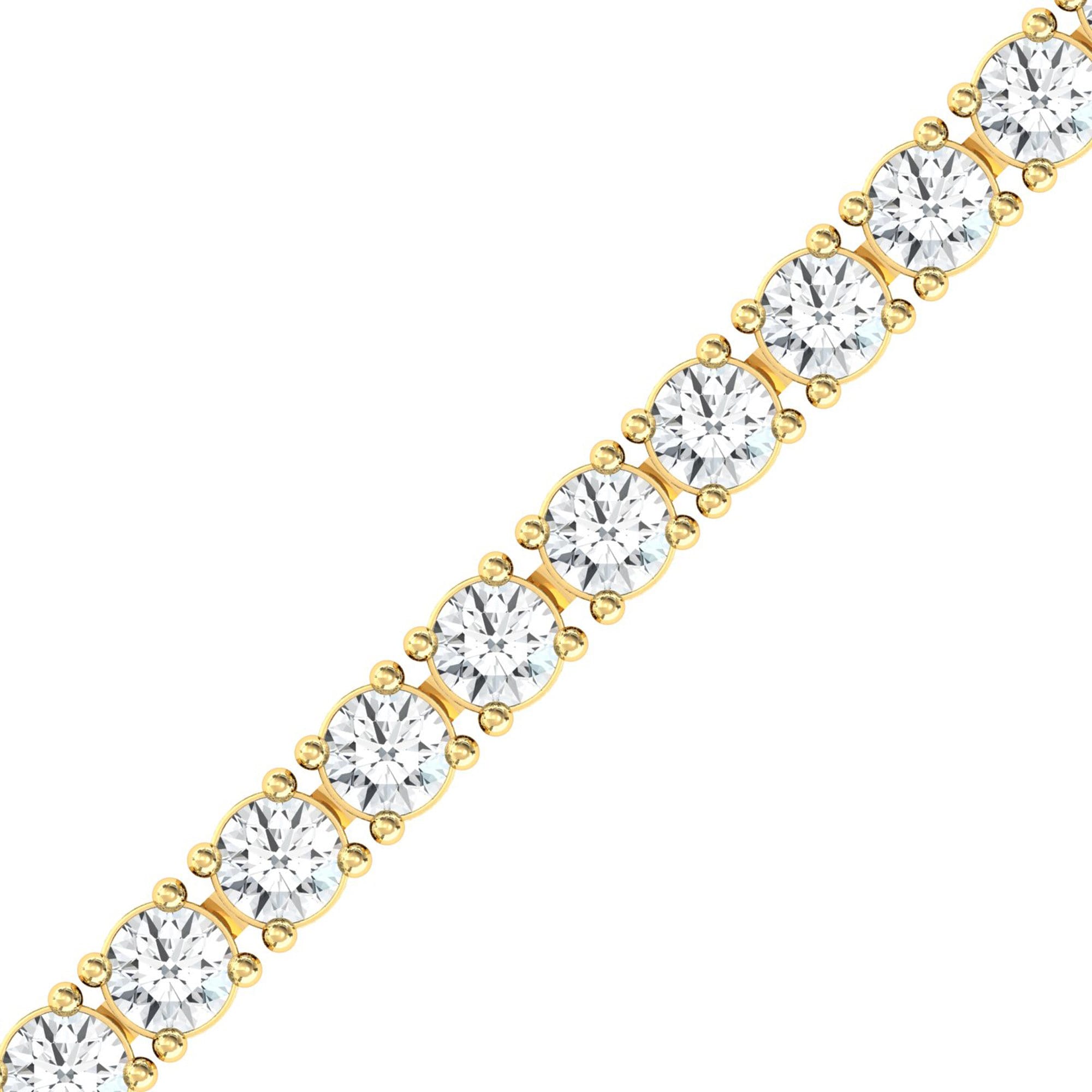 3.52 TCW Tennis Diamond Bracelet - GeumJewels