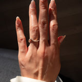 Minimal Wavy Diamond Band