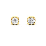 0.25 TCW Diamond Stud Earrings - GeumJewels