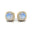 Cushion Cut Moonstone Halo Diamond Stud Earrings - GeumJewels